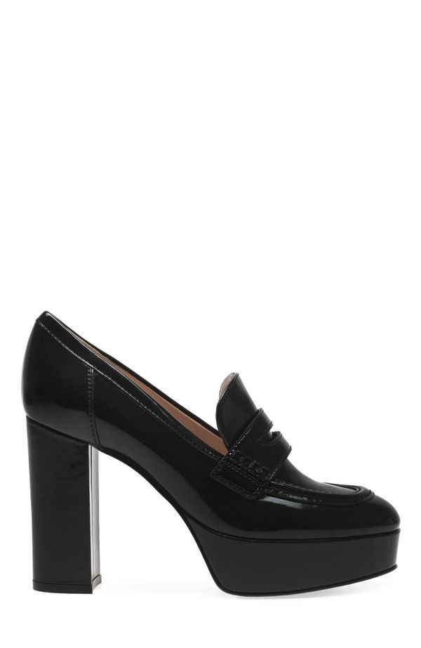 ジャンヴィト ロッシ レディース シューズ スニーカー Gianvito Rossi Hadden Mocassin Black Lamb Leather ブラック