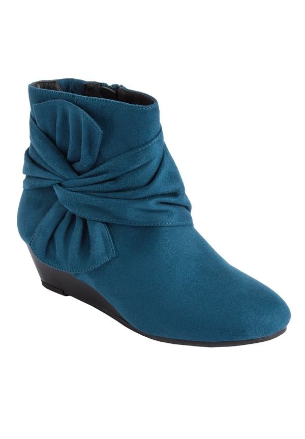 コンフォートビュー レディース シューズ ブーツ・レインブーツ Comfortview The Inez Bootie Women MIDNIGHTEAL ティール