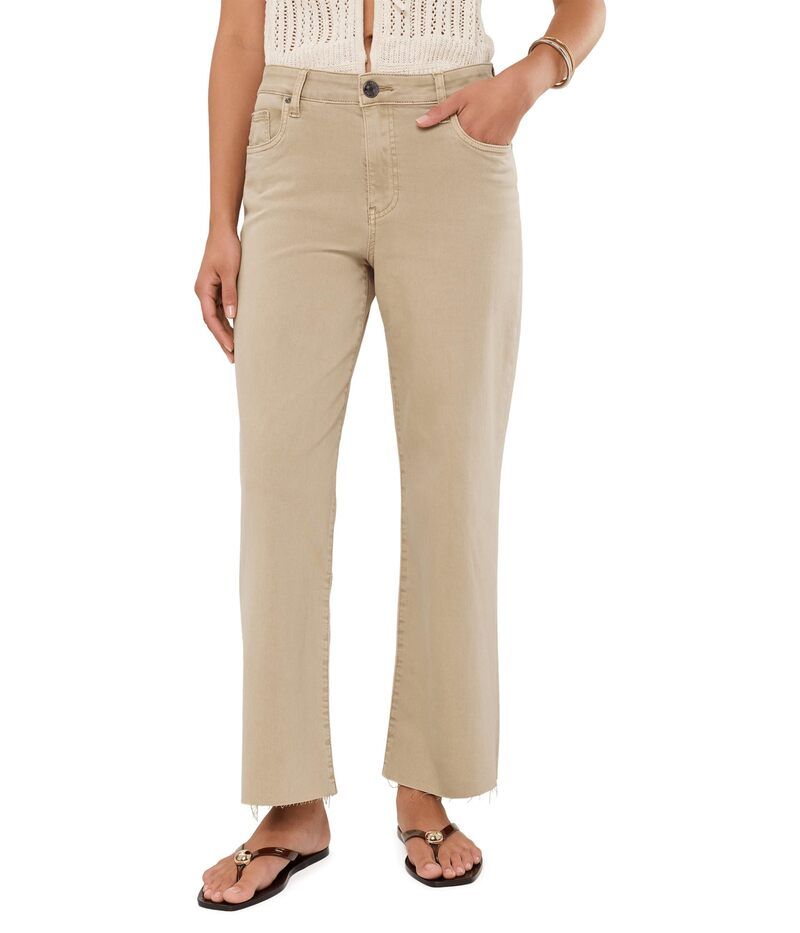カットフロムザクロス レディース ボトムス デニムパンツ ワイドレッグ Kut From The Kloth Charlotte HighRise Wide Leg with Raw Hem Oat 20,286円