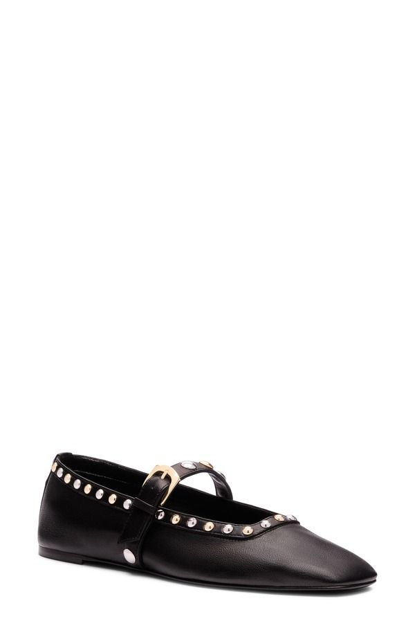 スチュアート ワイツマン レディース シューズ パンプス レザー Stuart Weitzman Pry Mary Jane Leather Women BLACK ブラック