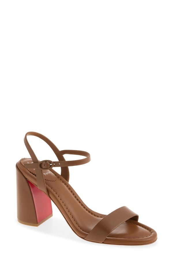 クリスチャン・ルブタン レディース シューズ スニーカー サンダル Christian Louboutin Miss Jane Sandal Women C718 CUOIO LIN CUOIO