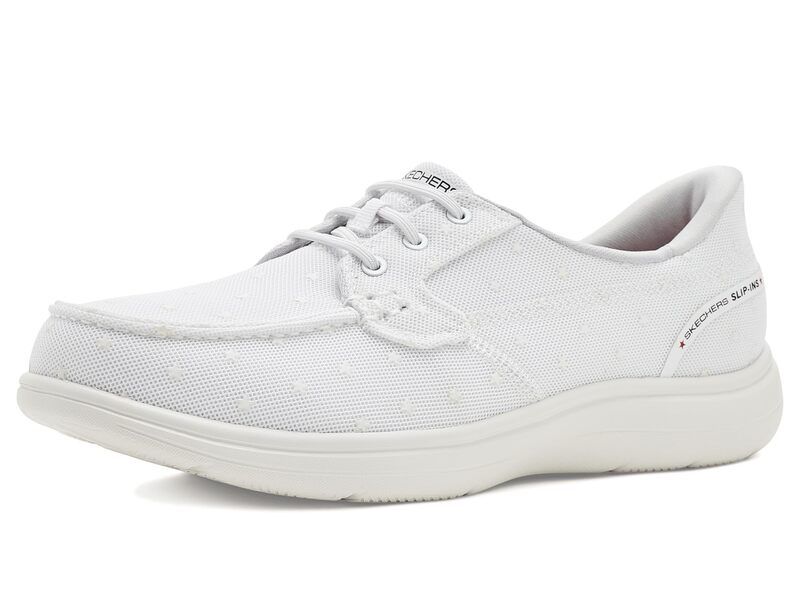スケッチャーズ レディース シューズ スニーカー SKECHERS Hands Free SlipIns OnTheGo Flex Radiant Super Star White ホワイト