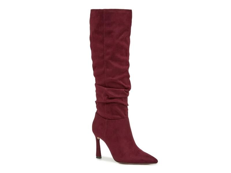 ジェシカシンプソン レディース シューズ ブーツ・レインブーツ Jessica SimpsonZargen Slouch Boot Dark Cherry Red レッド