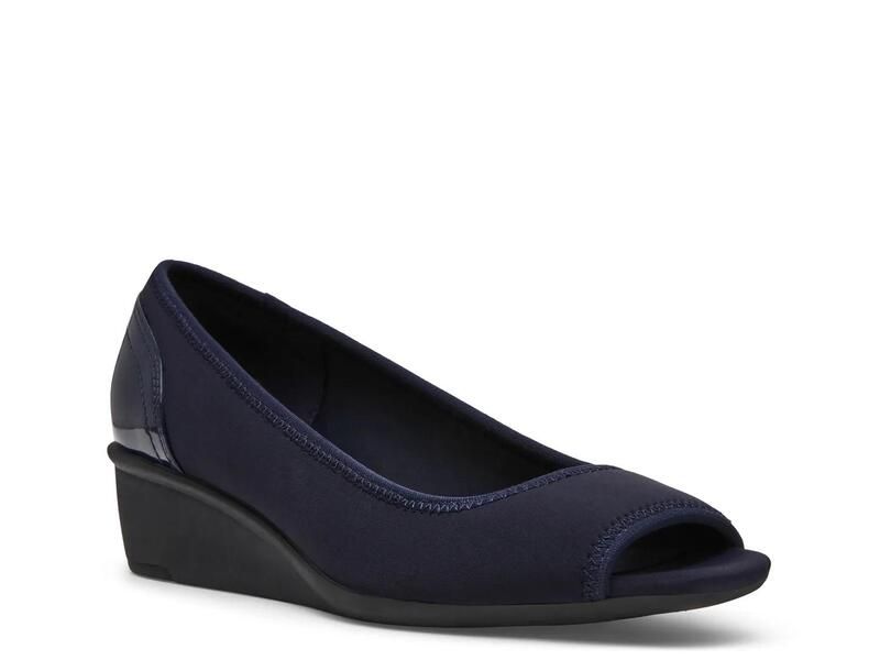 アンクライン レディース シューズ パンプス Anne KleinWaylynn Wedge Pump Navy ネイビー 20,146円