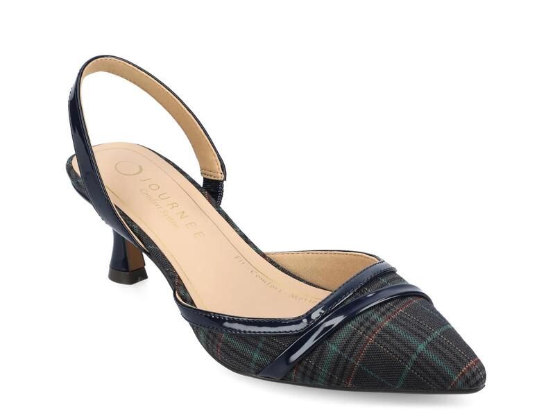 ジャーニー レディース シューズ パンプス JourneeNellia Pump Navy Plaid ネイビー 15,525円