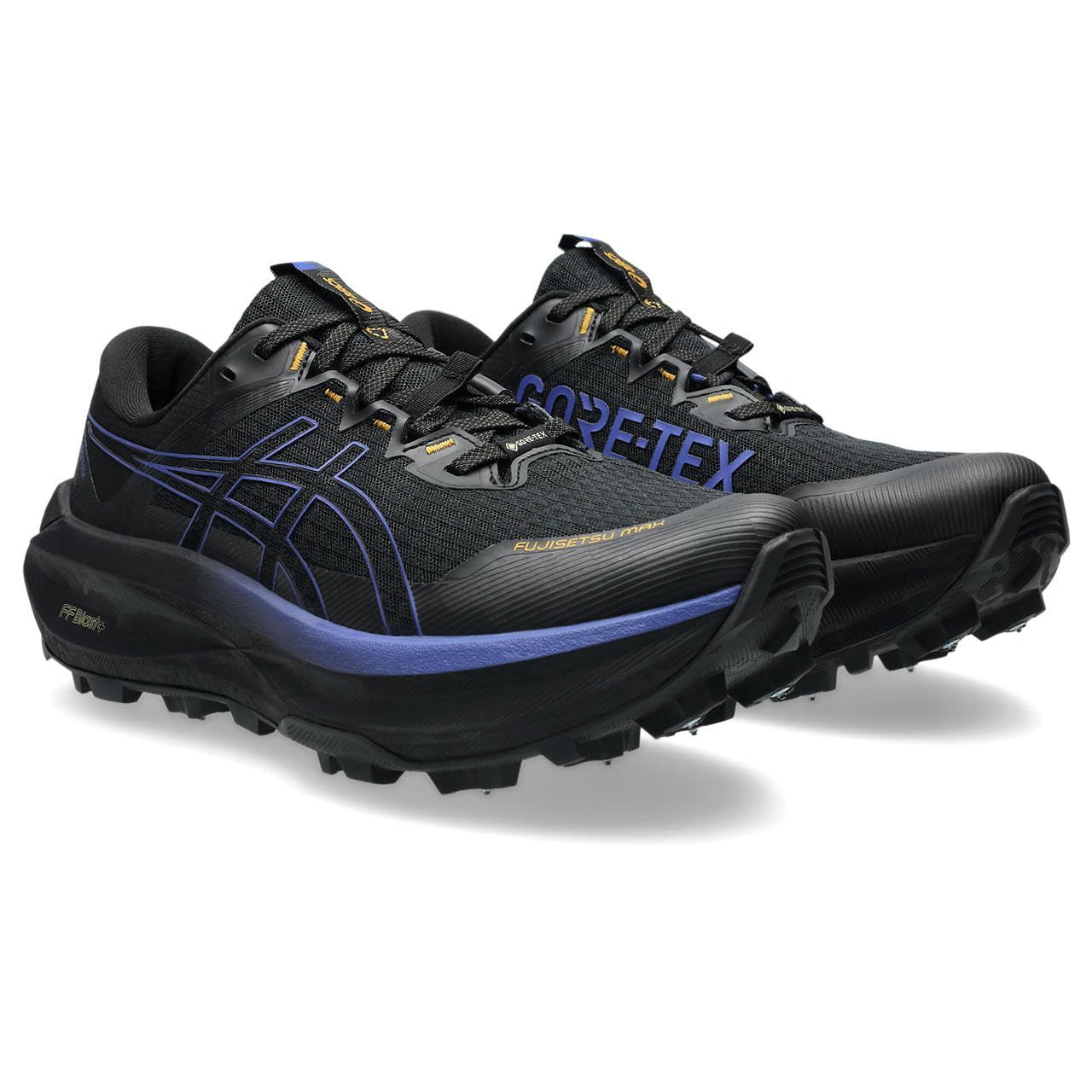 新品 [アシックス] ランニングシューズ FUJISETSU MAX GTX ブラック/ダーク コバルト 27.0 cm 2E