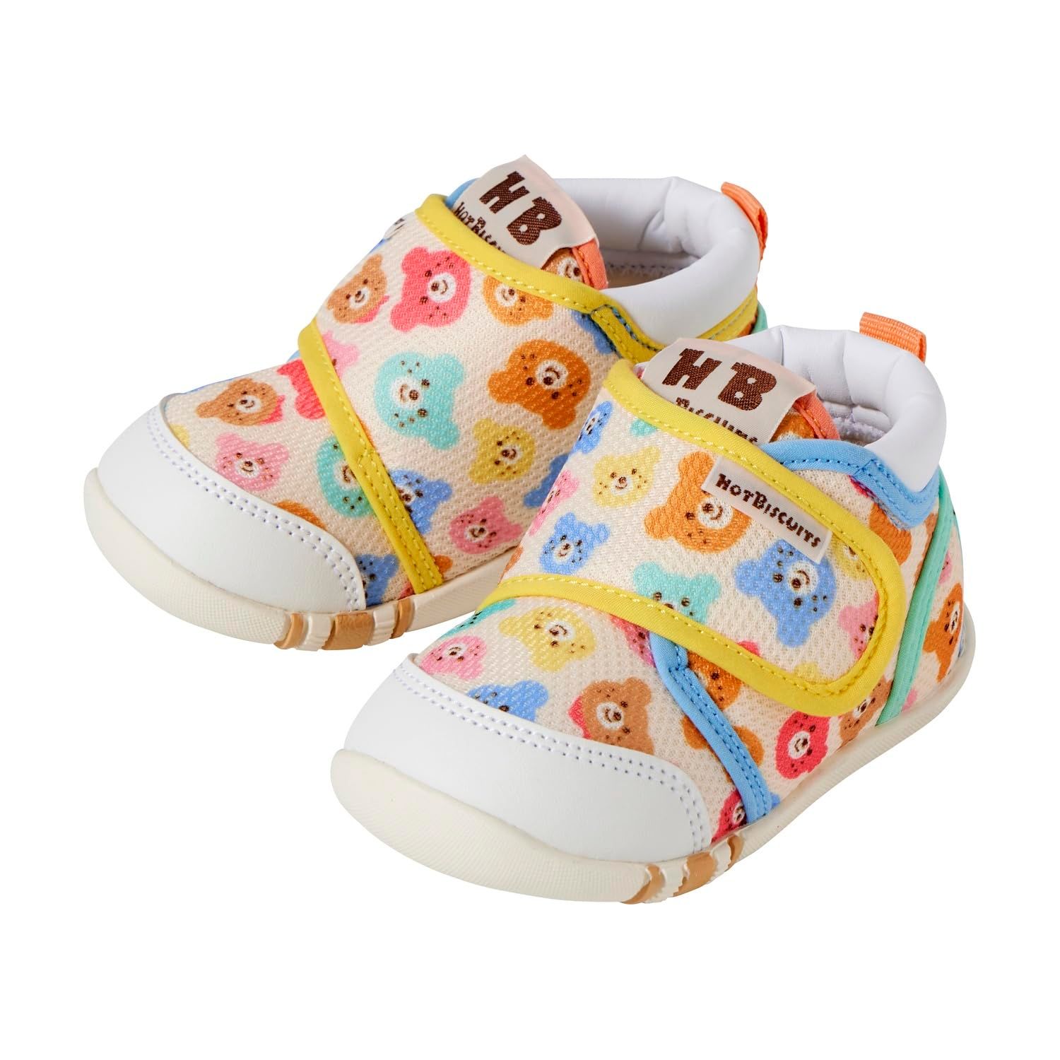 新品 [MIKIHOUSE HOT BISCUITS] [ミキハウス ホットビスケッツ] ファースト ベビーシューズ 男の子 女の子 ベビー 子供服 白 12cm 73-9301-681 10,096円