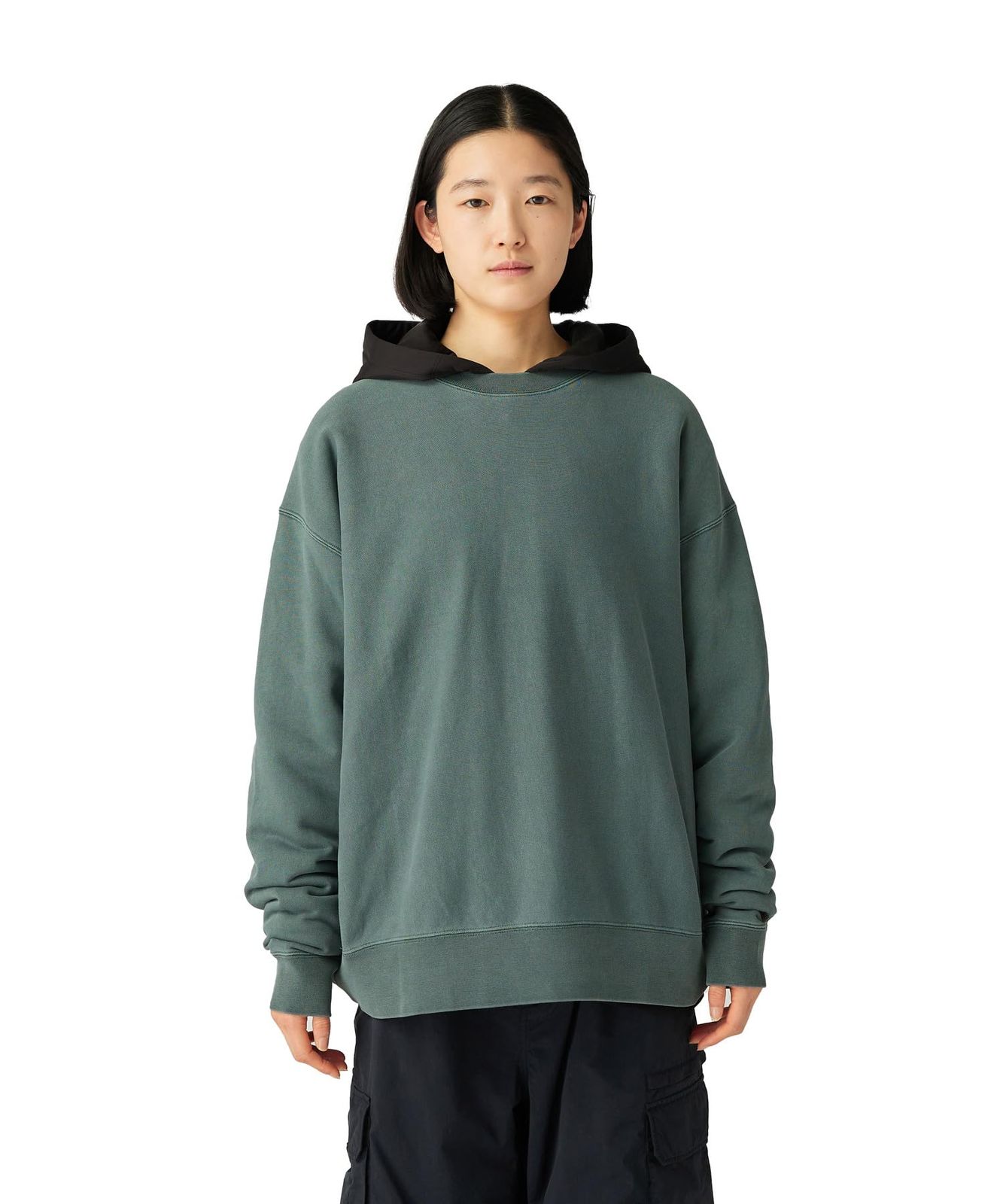 新品 [スノーピーク] Garment Dyed Pullover SW-25AU012 カットソー 長袖 ロングスリーブ Tシャツ ティーシャツ メンズ レディース DARK GREEN M