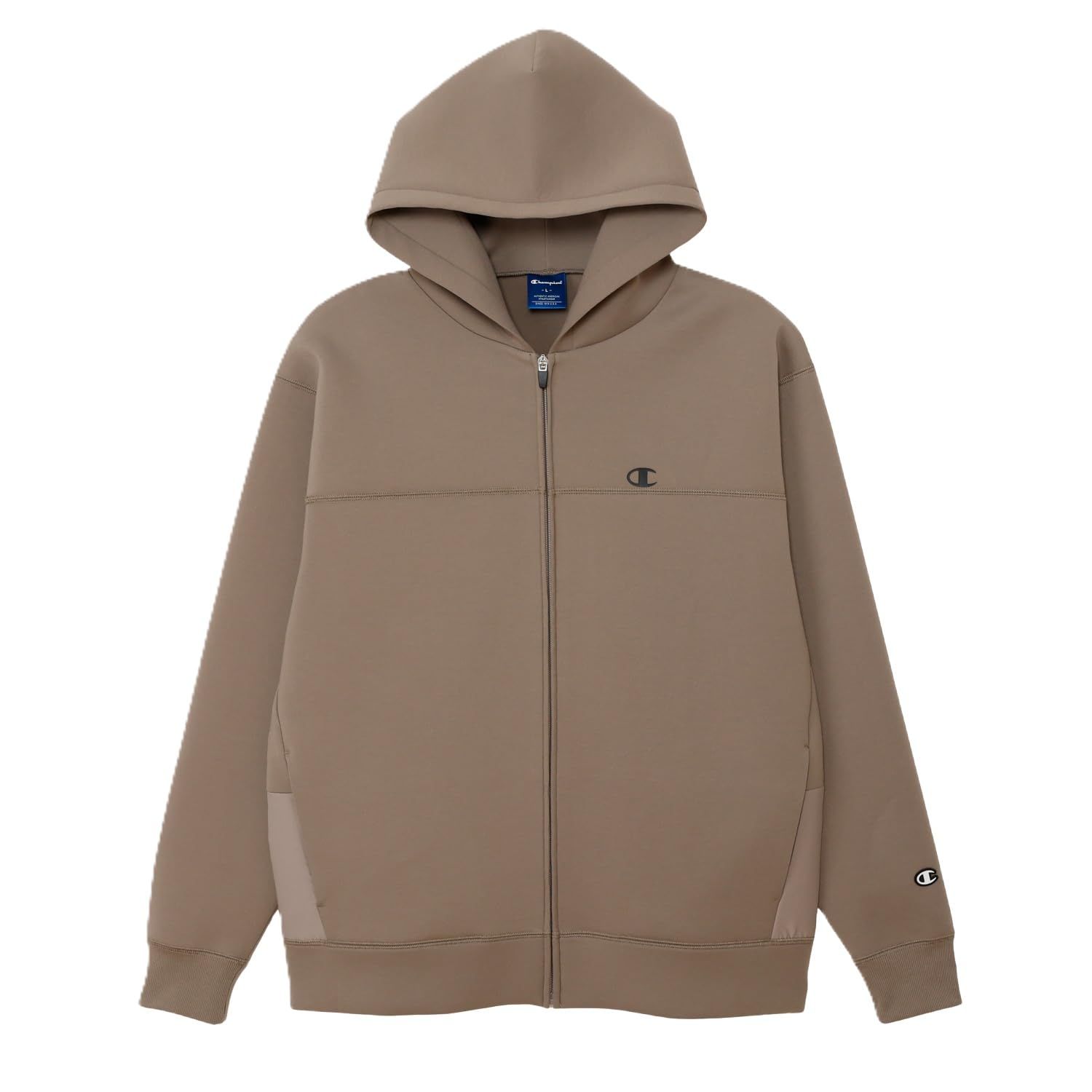 新品 [チャンピオン] スウェット 長袖 ストレッチ 保温 ラバープリント TECH WEAVE(R)3LS テックウィーブ3LSジップフーデッドスウェットシャツ トレーニング C3-CS111L-791-4L