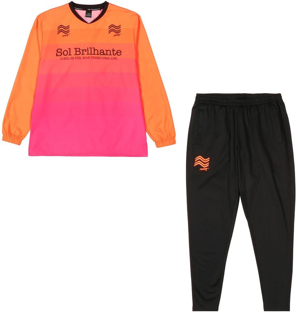 新品 PENALTY(ペナルティ) サッカー フットサル ピステ上下セット ハイス・ピステジャケット＆パンツセット 防風・ストレッチ機能 POF3514 オレンジ M 10,438円