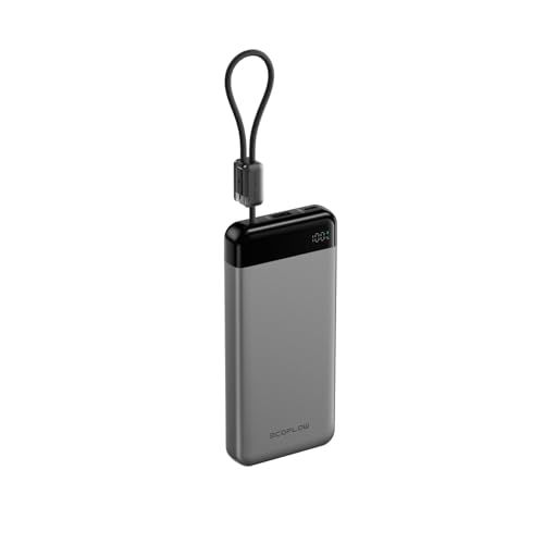★新品★EcoFlow RAPID 20000mAh 45W USB-Cケーブル ストラップ式 PB525 ブラック 5b8a8164