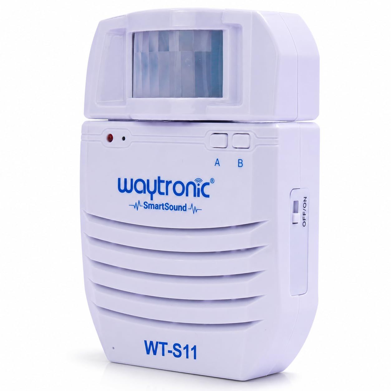 Waytronic PIR 赤外線モーションセンサー 人感センサーチャイム 音声カスタム可能 100dB大音量 来客通知 店舗 玄関 防犯 音声案内 呼び出しチャイム 設置簡単ｍａ 7,775円