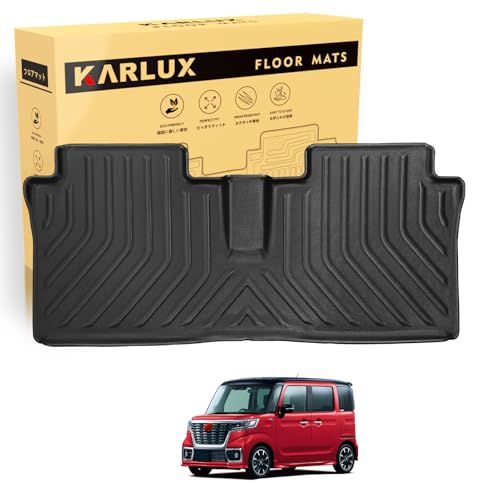 N◆KARLUX 新型 スズキ スペーシア/スペーシアカスタム 3代目 MK54S/MK94S 専用フロアマット。3Dカーマットは防水・防滑・防汚でTPE素材製。SPACIA/SPACIA CUSTOM MK54S/MK94S 2023年11 c54317ff