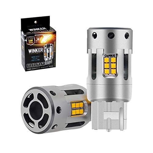 【VULCANS】90 系 ヴォクシー ノア ウインカー専用 LED バルブ T20 純正サイズ 冷却ファン付 ハイフラ防止抵抗内蔵 アンバー T20 ピンチ部違い シングル球兼用 2 個 CSP1919SMD 12V 車/24V 車 トラック ハイブリッas 6,739円