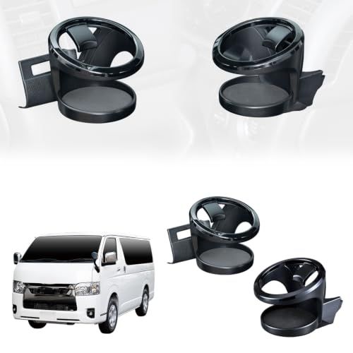 N◆セイワ(SEIWA) 車種専用品 トヨタ ハイエース 200系ドリンクホルダー セット 運転席用 助手席用 2個セット IMP410 エアコン吹き出し口 パーツ 内装 アクセサリー カスタム カップホルダー増設 600mlボトルが入る H 6061dffd