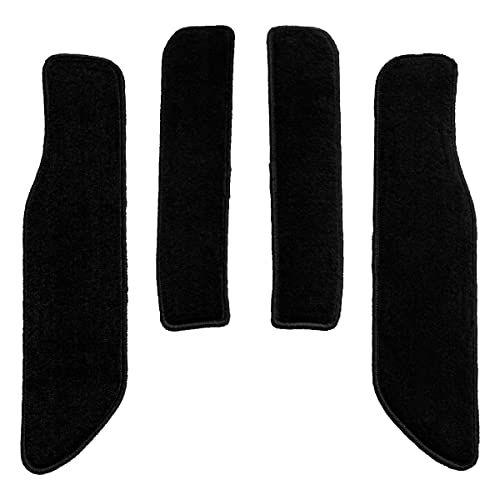 FJCRAFT 【T10】 トヨタ 互換品 アルファード ヴェルファイア 30系 サイドステップマット サイドステップ ステップマット 汚れ防止 キズ防止 擦れ防止 日本製 カーフィール加工 (ブラック)as