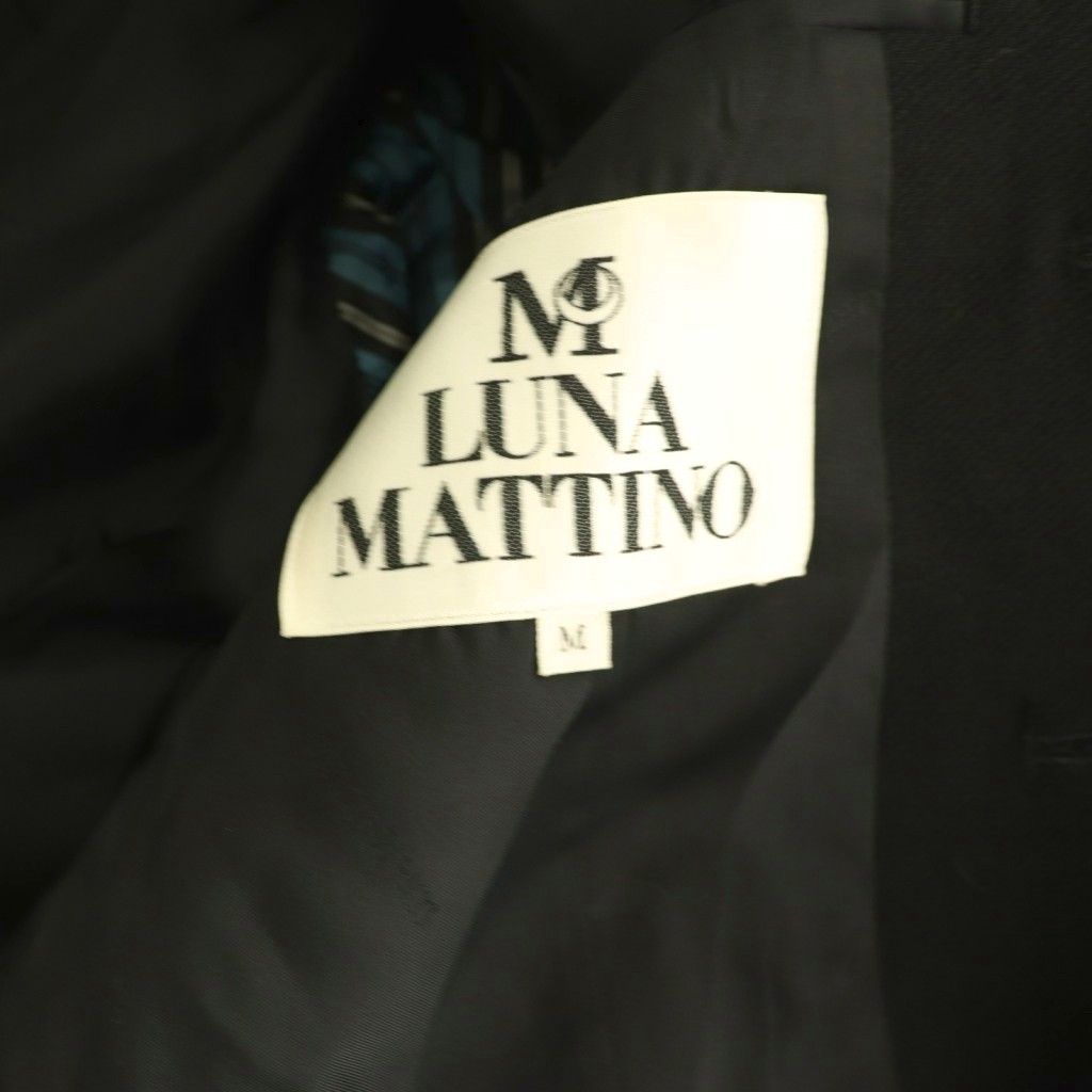 ルナマティーノ LUNA MATTINO テーラードジャケット 刺繍 M 黒