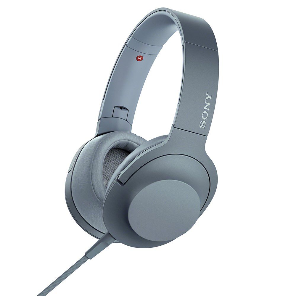 ソニー ヘッドホン h.ear on 2 MDR-H600A : ハイレゾ対応 密閉型 リモコン・マイク付き 2017年モデル 360 Reality Audio認定モデル ムーンリットブルー MDR-H600A L [ムーンリットブルー]