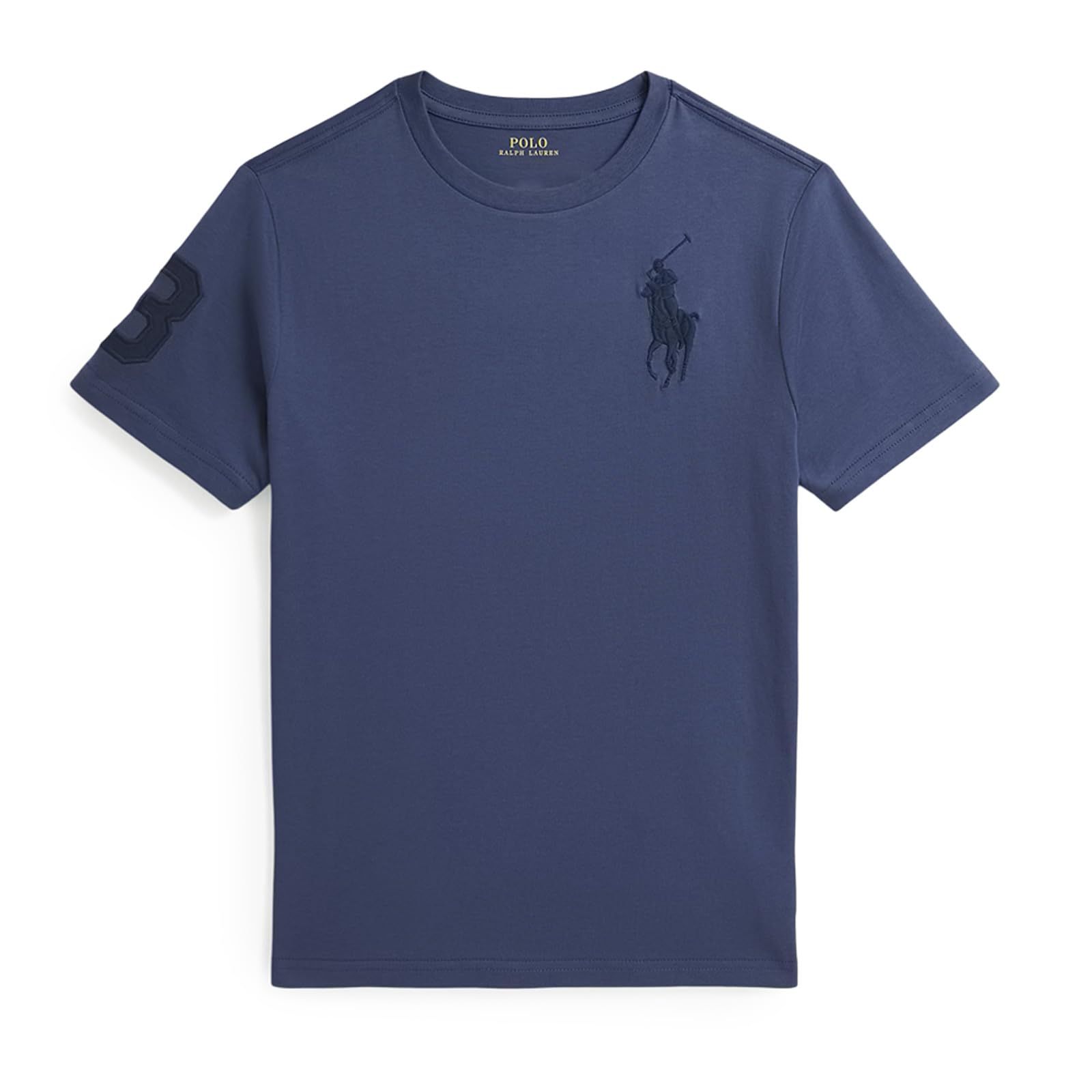 ポロ ラルフローレン ボーイズ Tシャツ ビッグポニー 半袖 323832907 (JP, アルファベット, XL, Light Navy(504)) [並行輸入品] [Light Navy(504)] [XL]