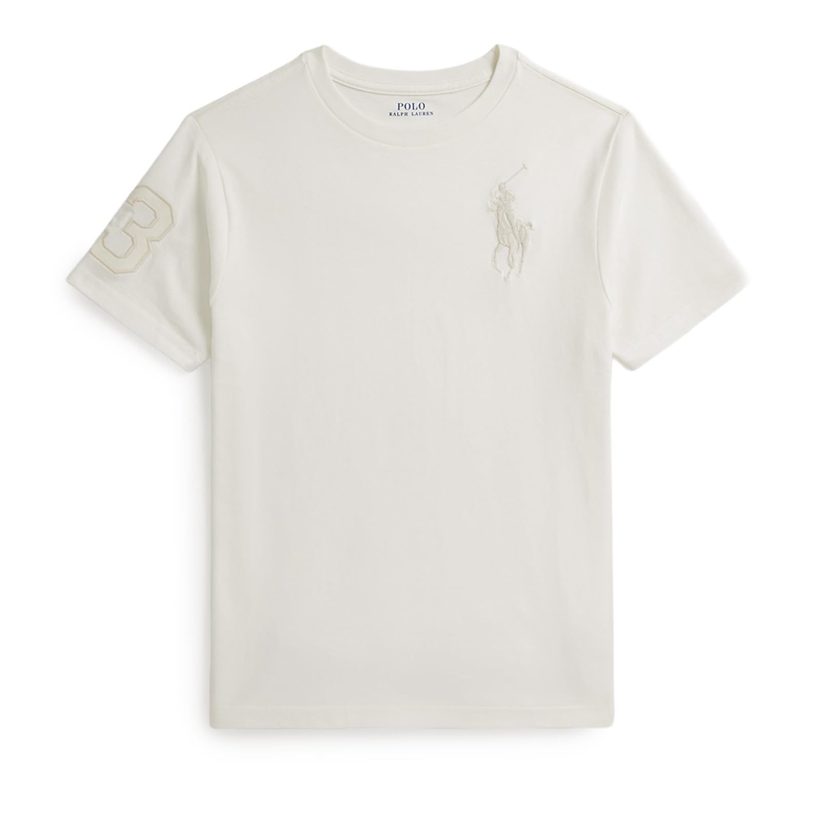 ポロ ラルフローレン ボーイズ Tシャツ ビッグポニー 半袖 323832907 (JP, アルファベット, XL, Deckwash White(505)) [並行輸入品] [Deckwash White(505)] [XL]