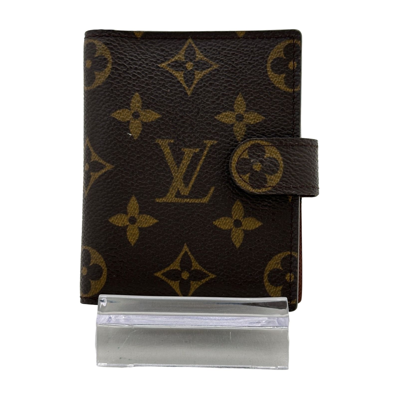 【中古】ルイヴィトン モノグラム アジェンダ ミニ 手帳カバー ブラウン Aランク lv6913cv