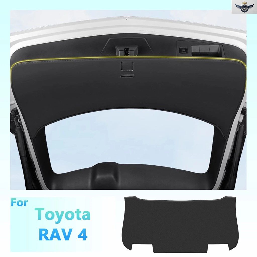 トヨタ RAV4 RAV4 2020 2021 2022-2024 用車後部トランク/テールゲート用 キック防止マット レザー装飾パッド カスタムパーツ