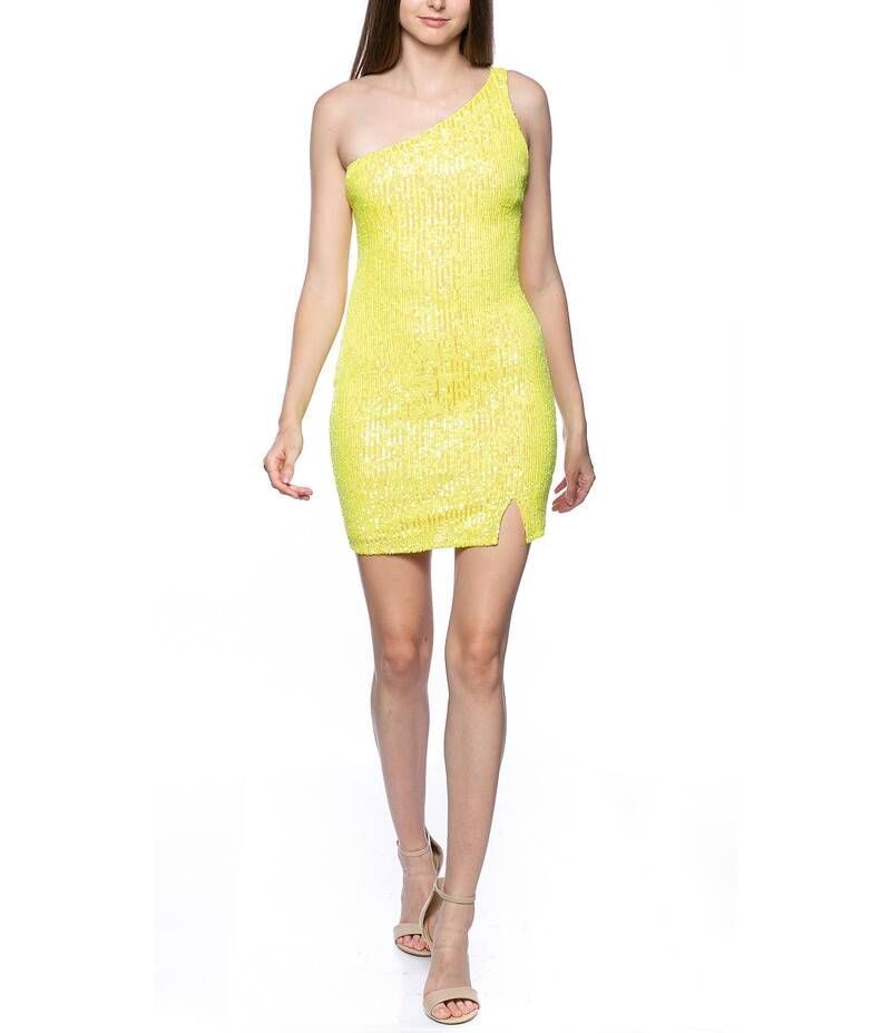 ジャンプ レディース トップス ワンピース ボディコンワンピース Jump One Shoulder Bodycon Dress Yellow イエロー 21,885円