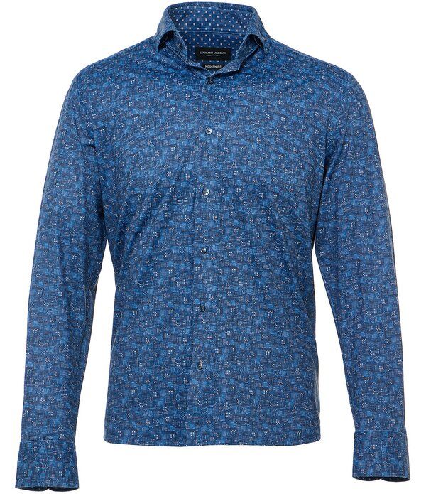ビスコッティ メンズ トップス シャツ プリントール Visconti Big Tall Abstract Geo Print Stretch Long Sleeve Woven Shirt Mult