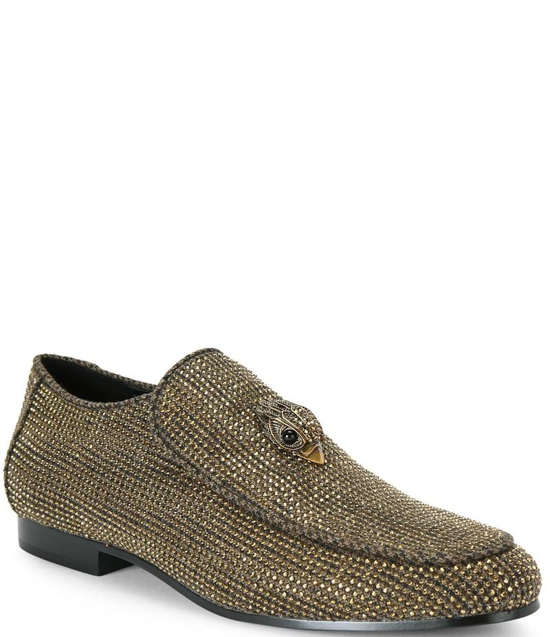 カートジェイガーロンドン メンズ シューズ スリッポン・ローファー ローファー Kurt Geiger London Mens Hugh Crystal Embellished Slip On Loa