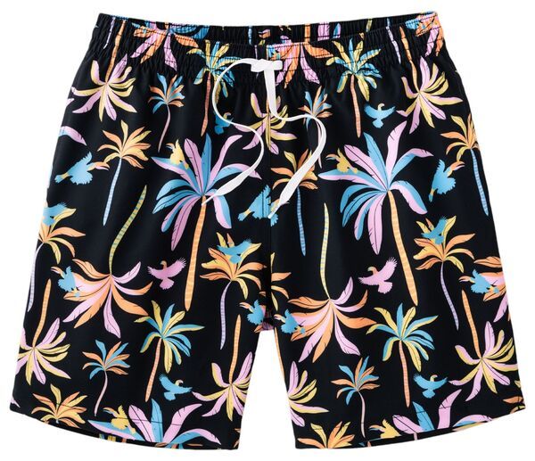 チャビーズ メンズ 水着 ハーフパンツ・ショーツ chubbies Mens Classic 7 Swim Trunks Black ブラック