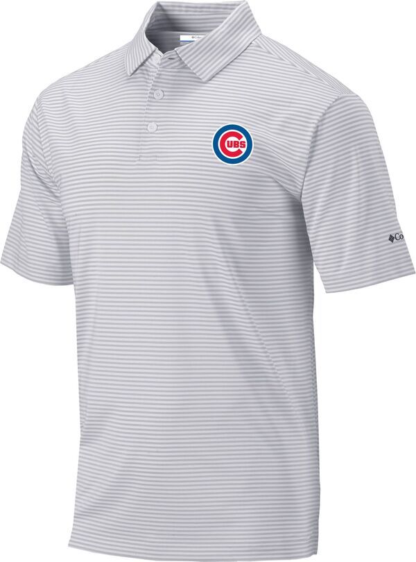 コロンビア メンズ トップス ポロシャツ Columbia Mens Chicago Cubs Golf Club Invite OmniWick Polo Gray グレー 15,385円