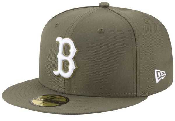 ニューエラ メンズ アクセサリー 帽子 New Eradult Boston Red Sox Green Basuc 59Fifty Fitted Hat NoColor レッド