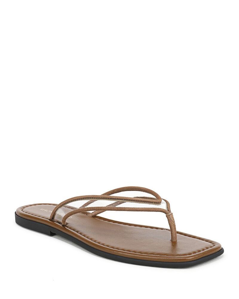 ヴェロニカ ベアード レディース シューズ サンダル Veronica Beard Womens Clea Piping Jelly Sandals ClearChestnut