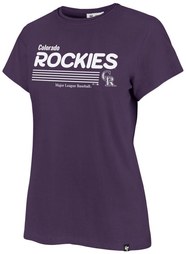 フォーティーセブン レディース トップス Tシャツ 47 Womens Colorado Rockies Purple Frankie Harmonize TShirt NoColor パープル