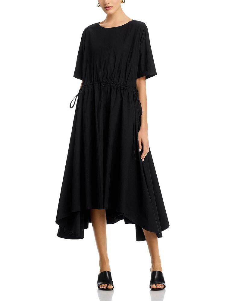 ラファイエットワンフォーエイト レディース トップス ワンピース Lafayette 148 New York Gathered Waist Dress Black ブラック