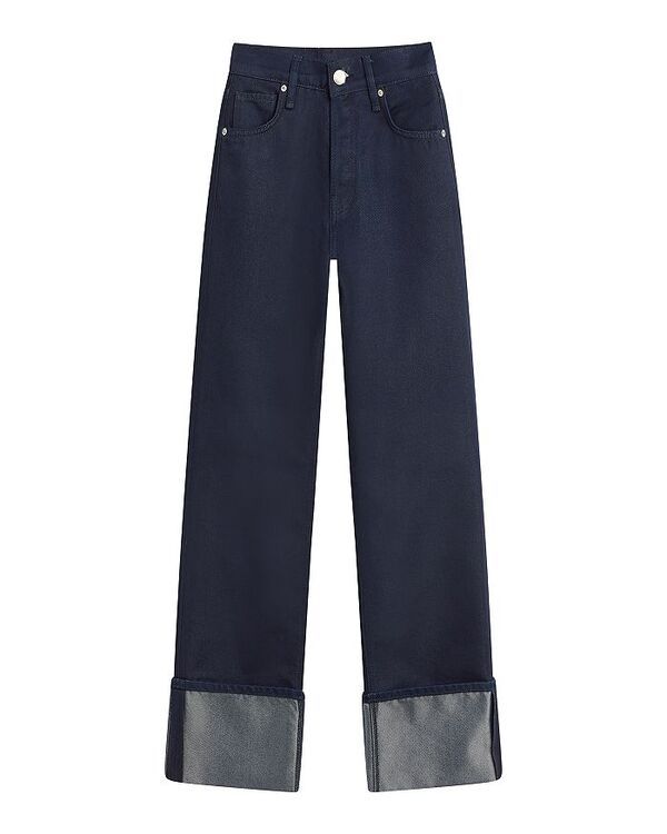 ハドソン レディース ボトムス デニムパンツ ワイドレッグ トール アンクル ジーンズ Hudson Rosie High Rise Wide Leg Ankle Jeans indigo Metal