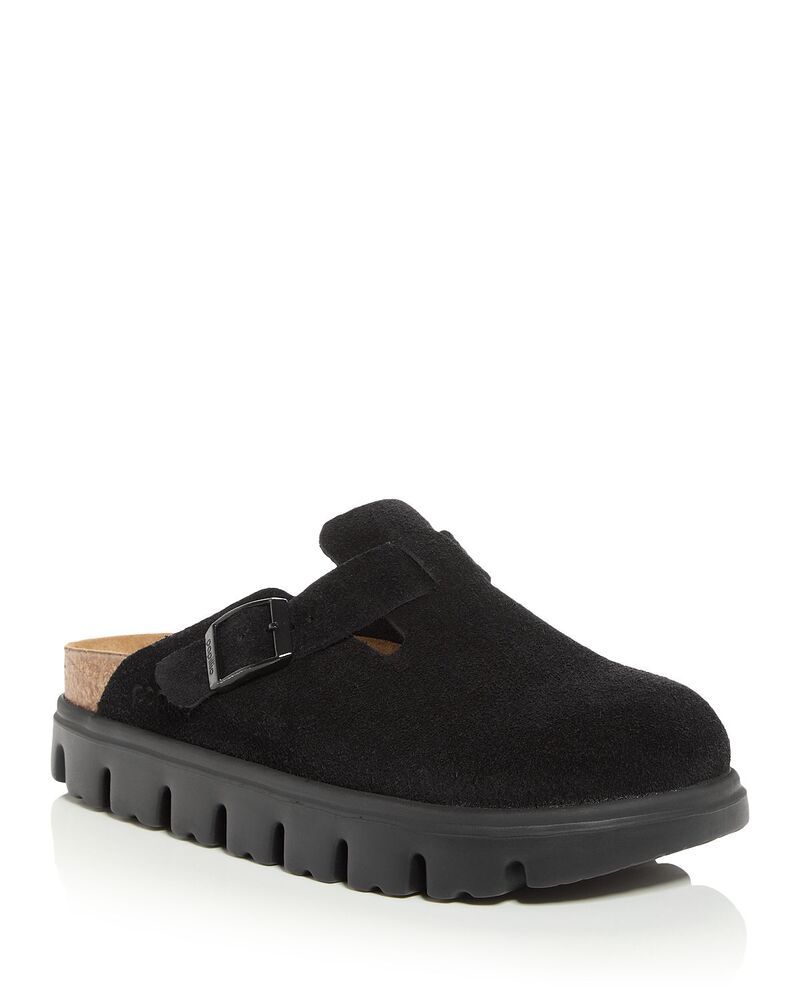 ビルケンシュトック レディース シューズ サンダル プラットフォーム Birkenstock Womens Boston Chunky Platform Clogs BlackBlack ブラック