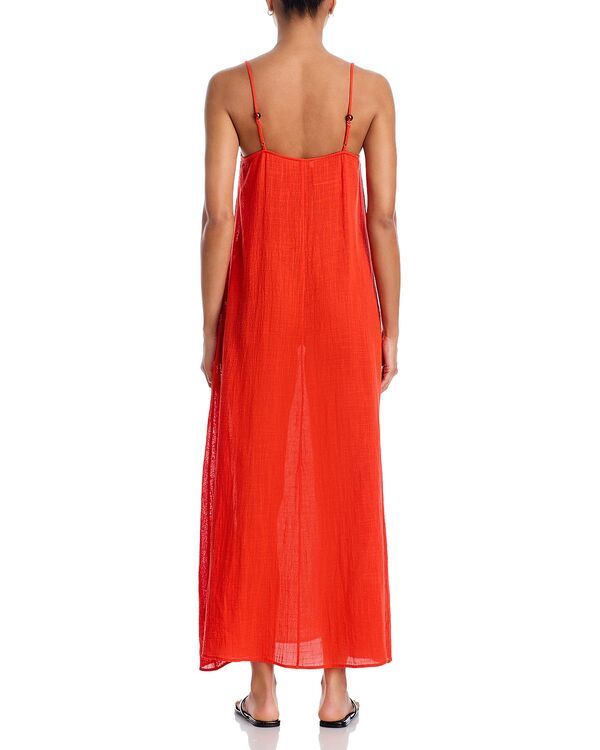 スタウド レディース トップス ワンピース STAUD Laura CoverUp Dress Flame スタウド レディース トップス ワンピース STAUD Laura CoverUp Dress Flame
