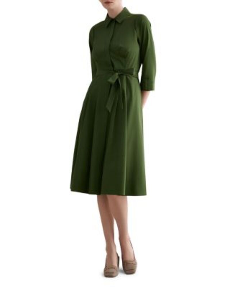 ホッブスロンドン レディース トップス ワンピース ミディ HOBBS LONDON Brigitta Button Front Midi Dress Pine Green グリーン 36,920円