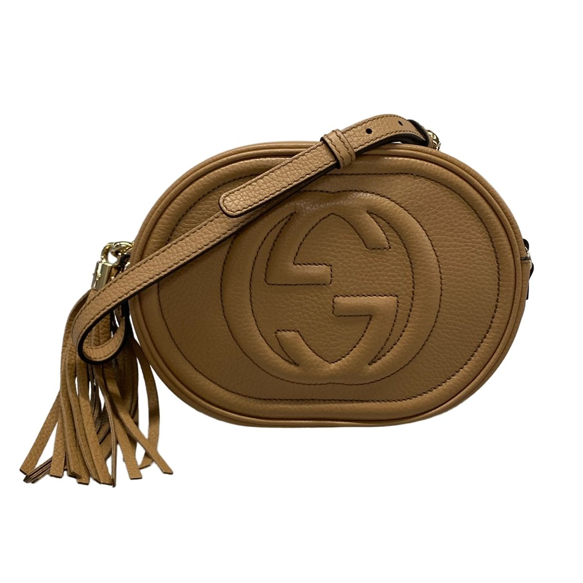 GUCCI(グッチ) ショルダーバッグ美品 ソーホー 747779 ライトブラウン レザー 92,730円