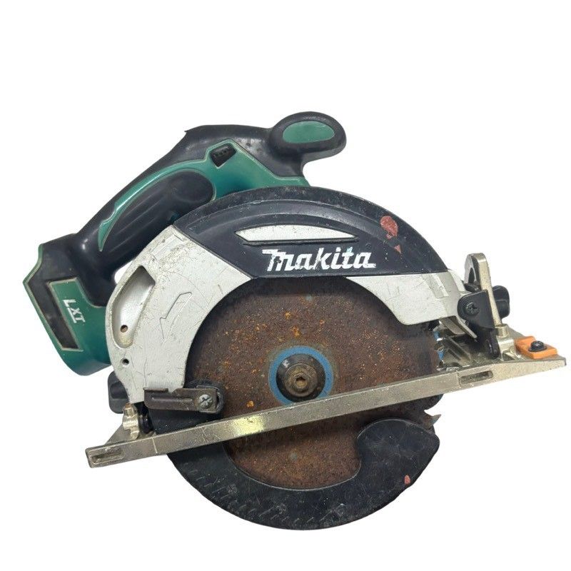 makita マキタ 充電式マルノコ HS630D ブルー バッテリー BL1860B×1個 動作確認済 【中古】 42607K304