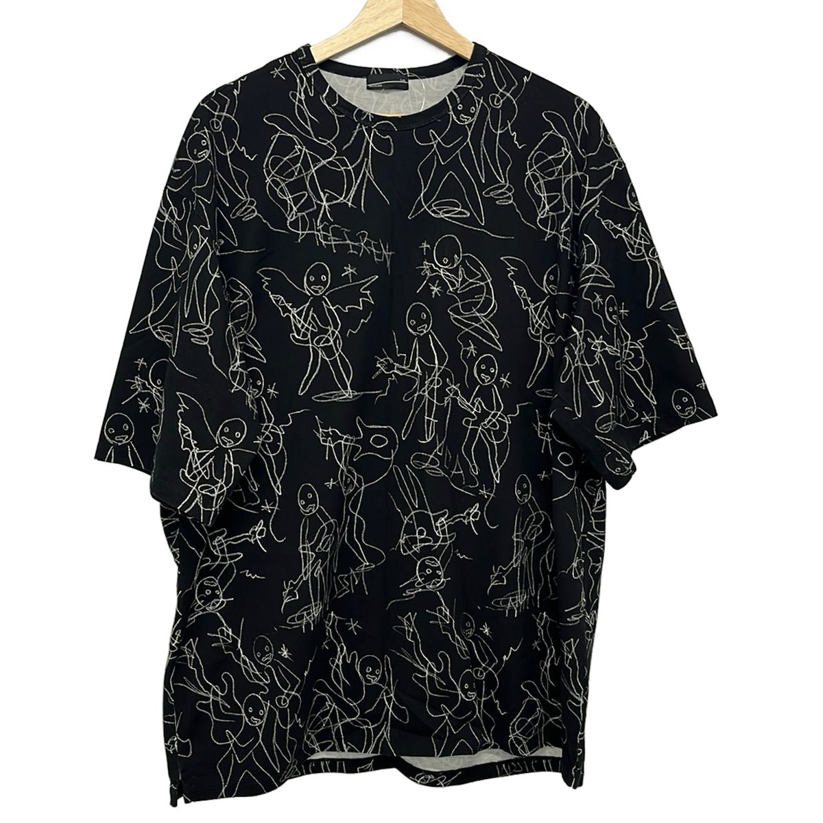LAD MUSICIAN(ラッドミュージシャン) 半袖Tシャツ メンズ - 黒×白 クルーネック 6,552円