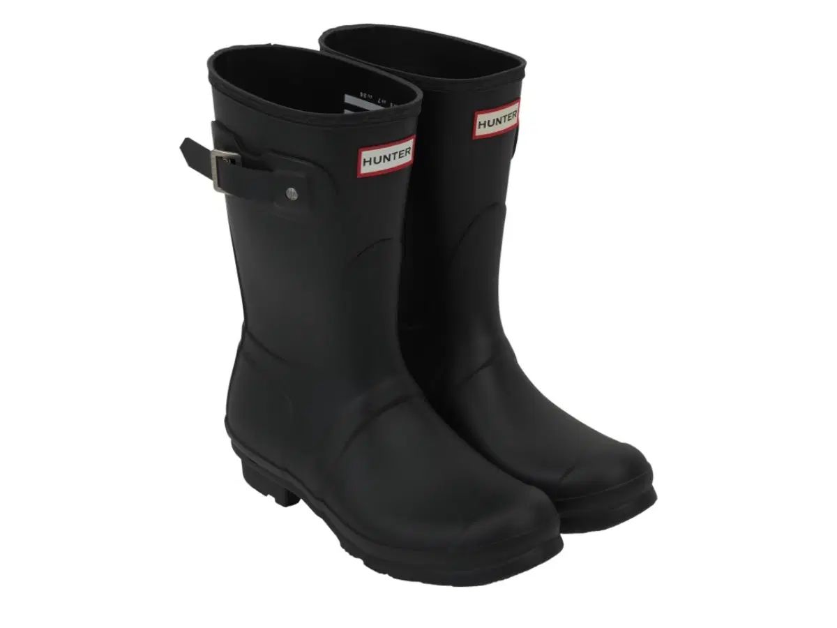 (W) Hunter Original Short Rain Boots Black