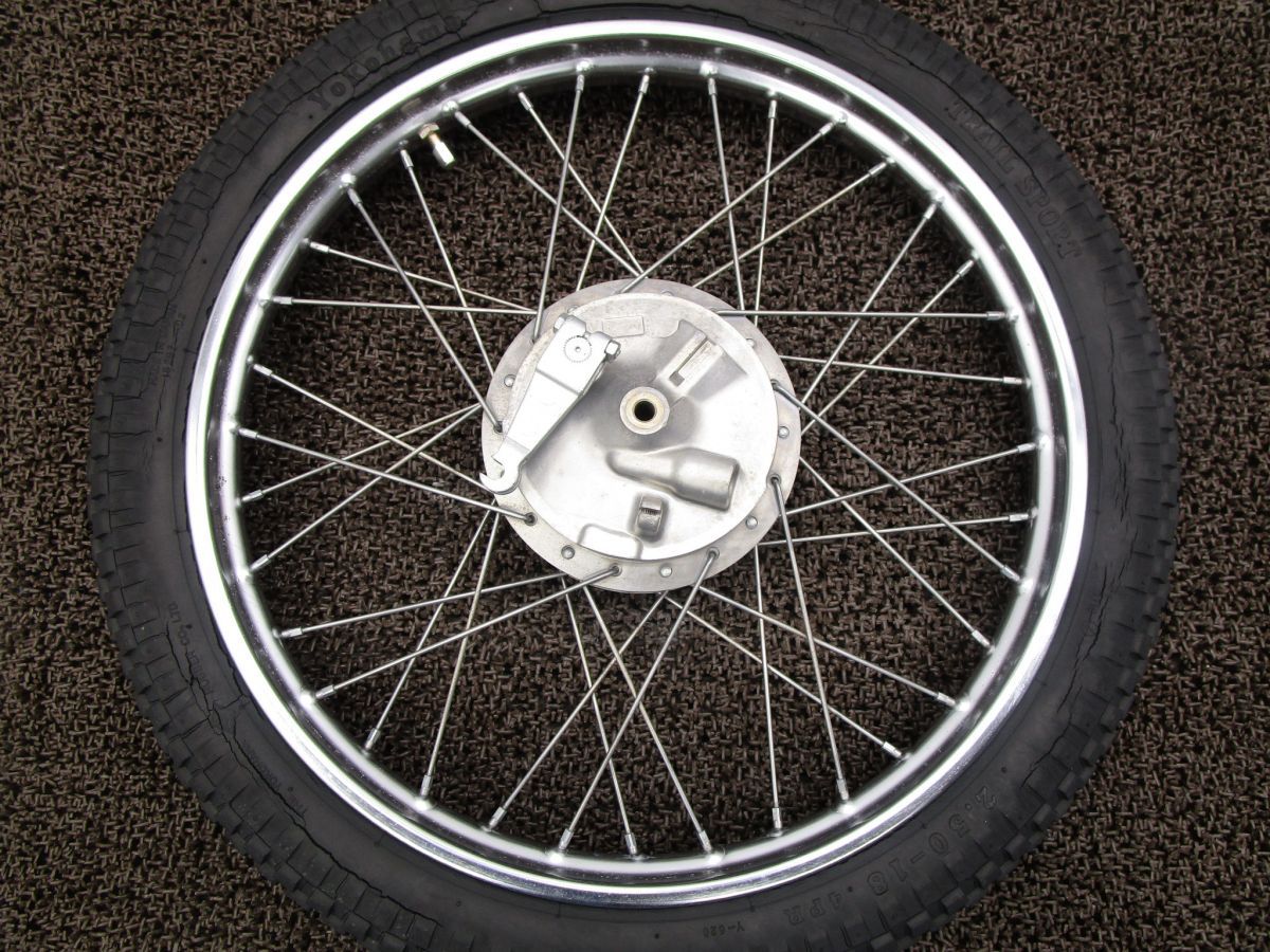TY50 フロントホイール ブレーキドラム □C448！354 ヤマハ 【 354 】 キャブ車 6V