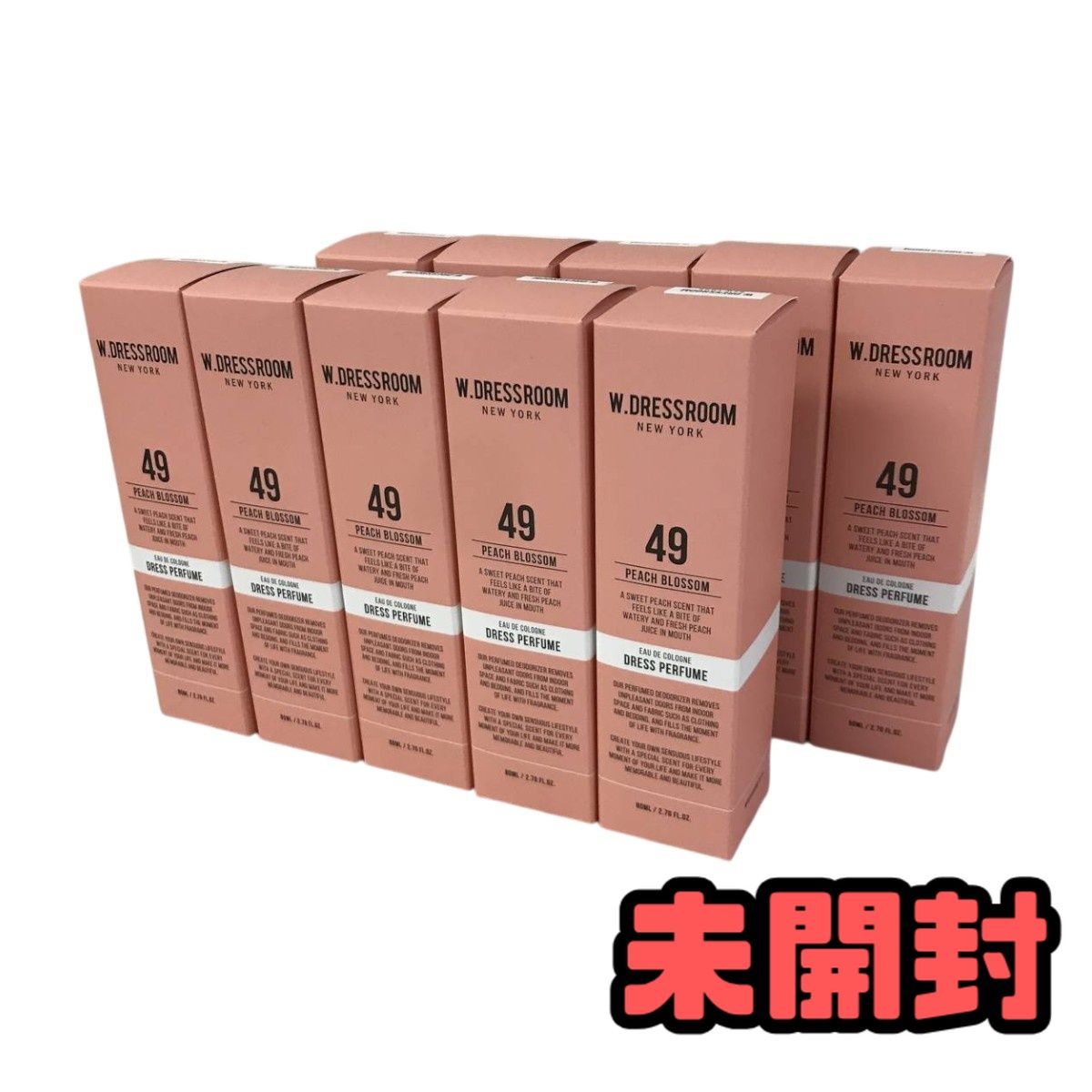 ★未開封★ ファブリックスプレー W.DRESSROOM DRESS PERFUME 49 PEACH BLOSSOM 80mL ×10点 MPN272018相