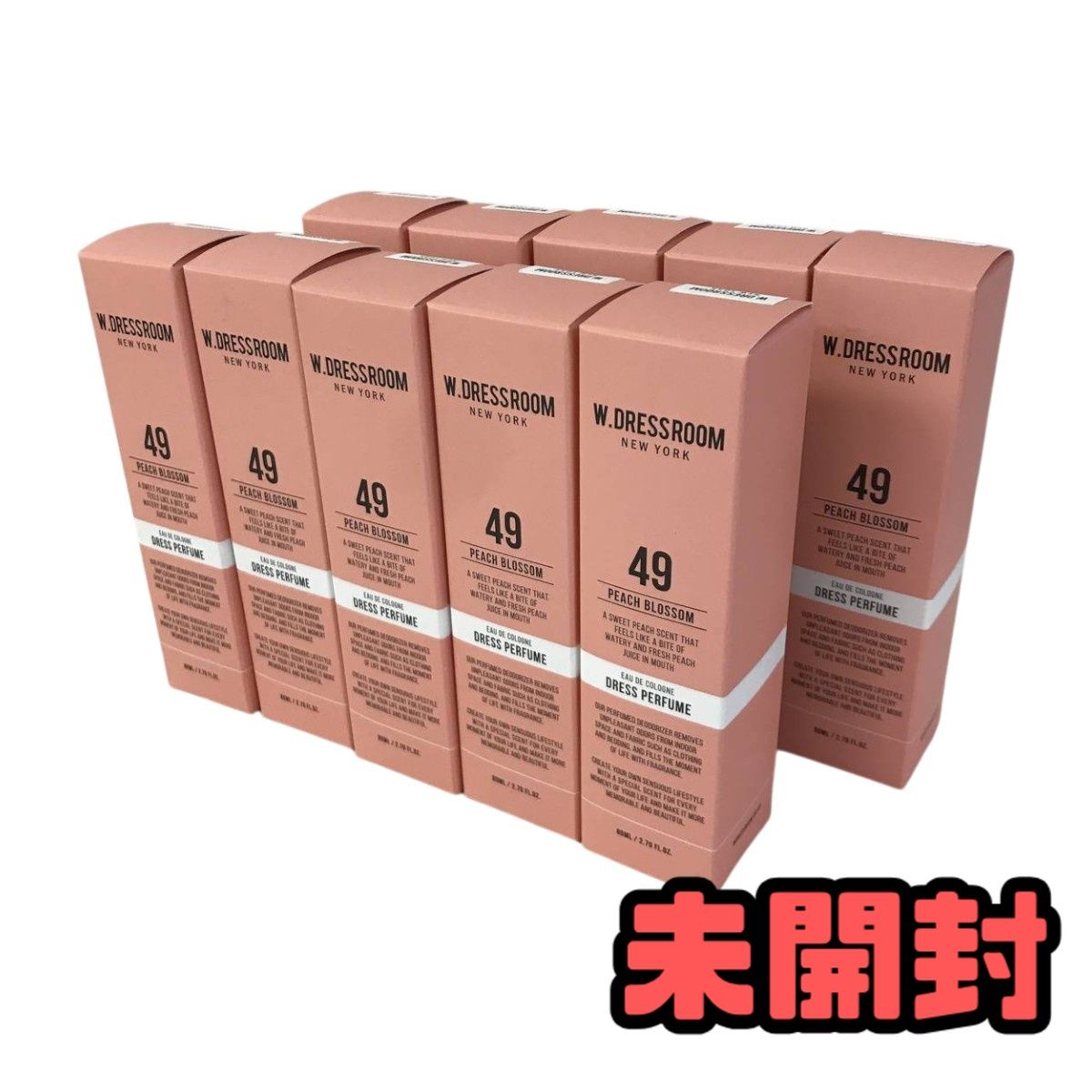 ★未開封★ ファブリックスプレー W.DRESSROOM DRESS PERFUME 49 PEACH BLOSSOM 80mL ×10点 MPN272019相