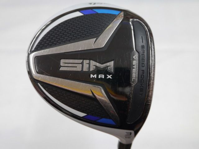 テーラーメイド　SIM MAX　15度　TENSEI BLUE TM50　Rフレックス　フェアウェイウッド　中古　ゴルフドゥ！豊田２４８店【最短即日発送】