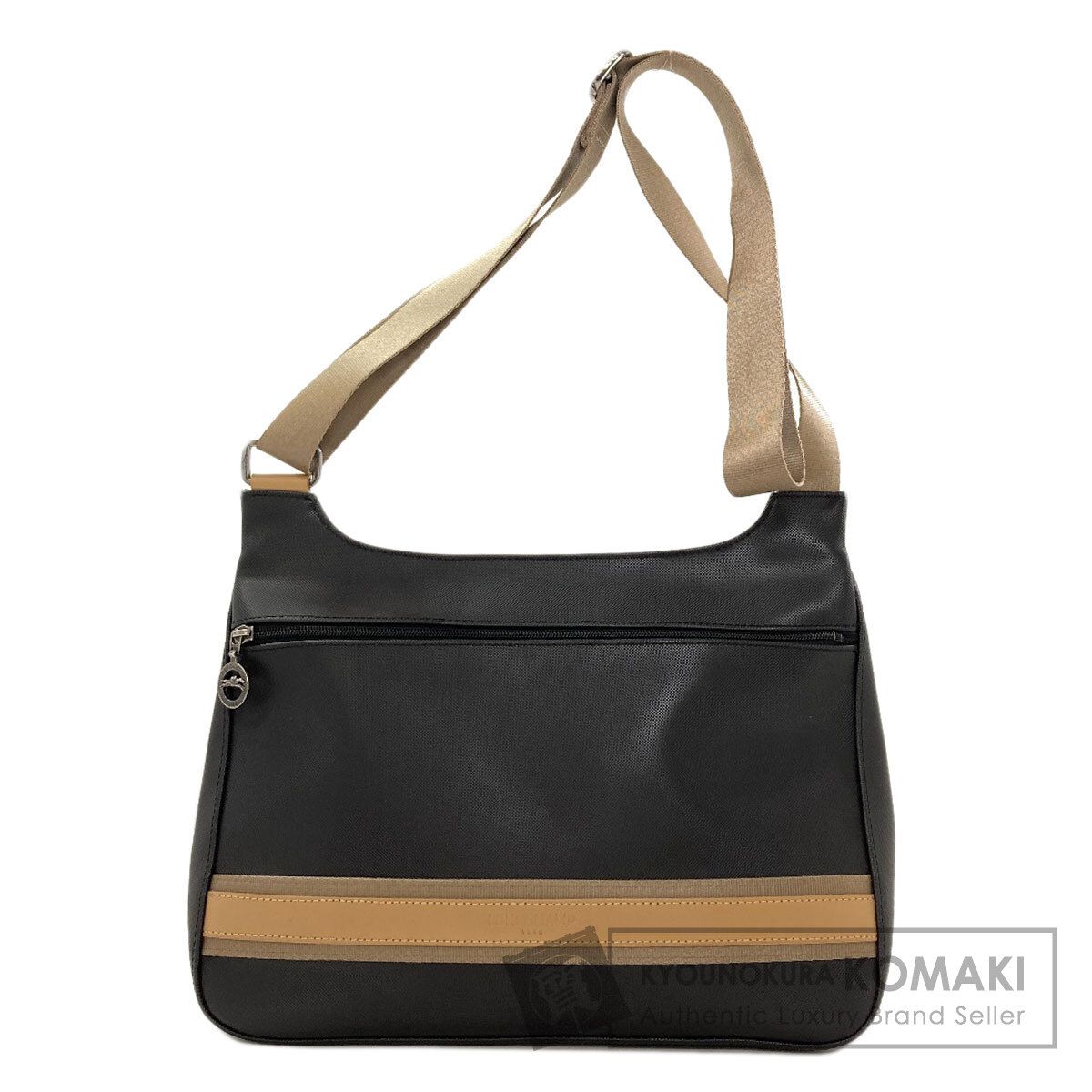 Longchamp ロンシャン ロゴ ショルダーバッグ PVC レディース [中古]
