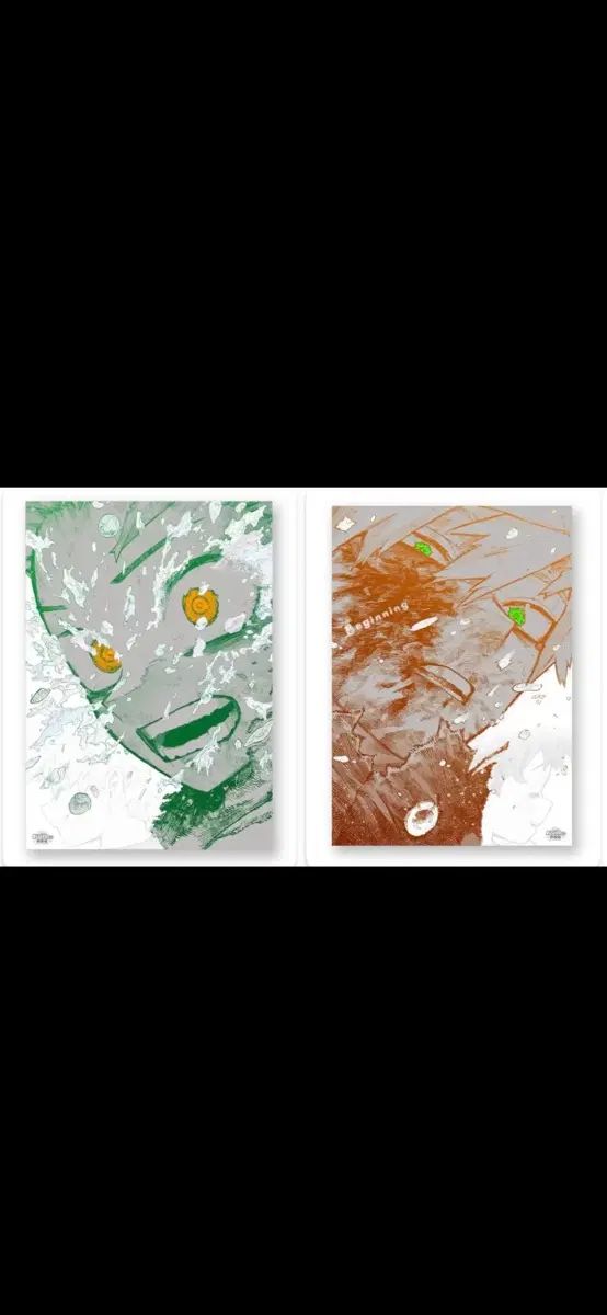 新品 僕のヒーローアカデミア ヒロアカ 原画展 THE B ドビ THE BEGINNING ポスター 2種セット