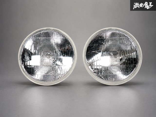 【保証付！ 即発送！】美品！ KOITO 小糸 丸型 H4 ハロゲンヘッドライト 2点セット 997-16134 セミシールドビーム JA11 JA71 SJ30 ジムニー